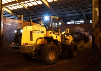 肥料化の工程③発酵・切り返しの様子