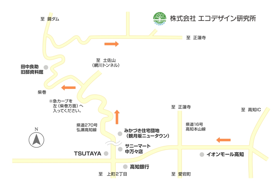 株式会社エコデザイン研究所地図